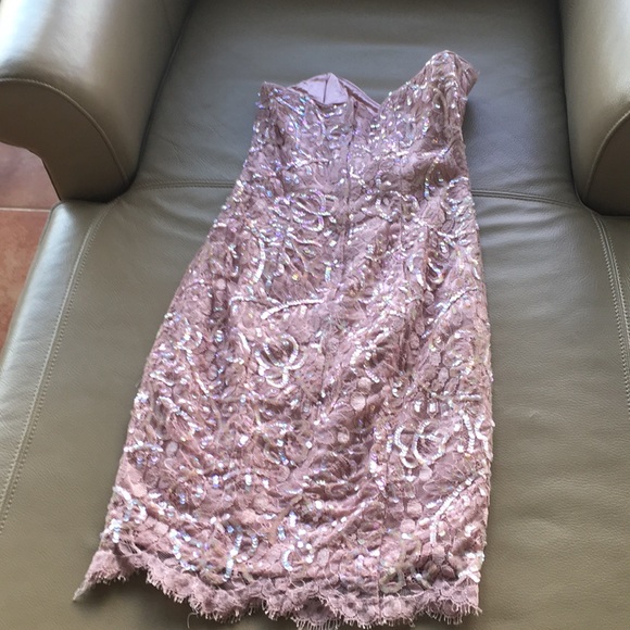 Vintage Jessica McClintock Sequin Dress - XS-S - Picture 4 of 8
